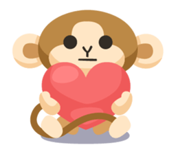 MONKING monkey sticker #10122412