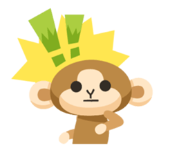 MONKING monkey sticker #10122419