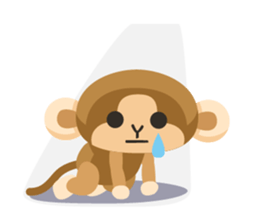 MONKING monkey sticker #10122422