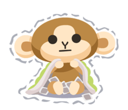 MONKING monkey sticker #10122425