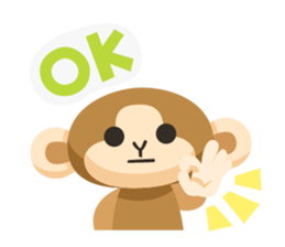 MONKING monkey sticker #10122426