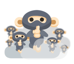 MONKING monkey sticker #10122430