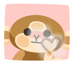 MONKING monkey sticker #10122431