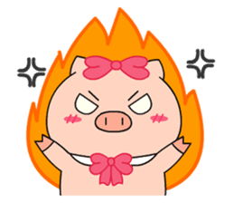 OFFICE PIG 3 : In love sticker #10122560