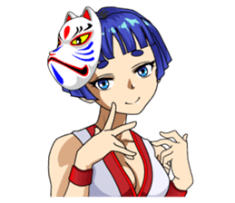 Ninja Girl Wars: Shrine Maiden Awakens sticker #10122632