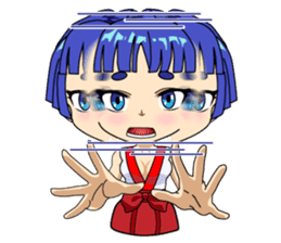 Ninja Girl Wars: Shrine Maiden Awakens sticker #10122643