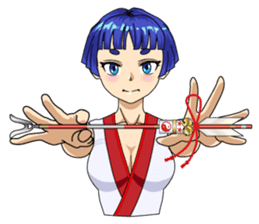 Ninja Girl Wars: Shrine Maiden Awakens sticker #10122664