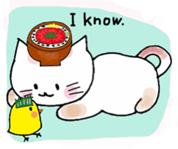 Sushi headdress Nina cat sticker #10123175