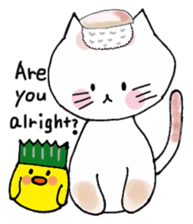 Sushi headdress Nina cat sticker #10123183