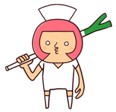 Bobbed Nurse 2 sticker #10123397