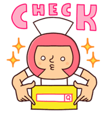 Bobbed Nurse 2 sticker #10123407