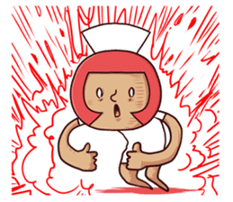 Bobbed Nurse 2 sticker #10123414