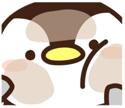 penguin and white bare1 sticker #10123747