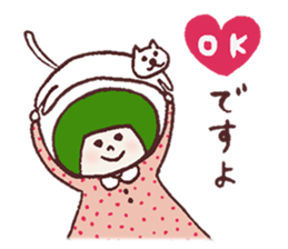 Okappa Hanachan3 sticker #10124074