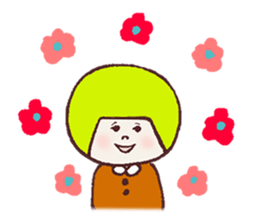 Okappa Hanachan3 sticker #10124078