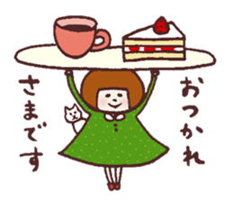 Okappa Hanachan3 sticker #10124079