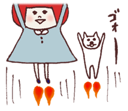 Okappa Hanachan3 sticker #10124085