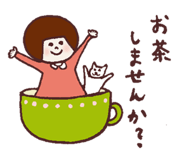 Okappa Hanachan3 sticker #10124094