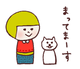 Okappa Hanachan3 sticker #10124095