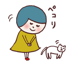 Okappa Hanachan3 sticker #10124099