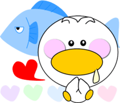 Day cute duck3 sticker #10124296