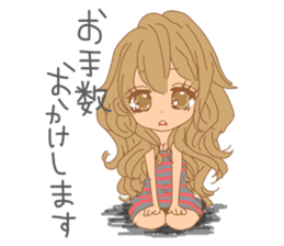 Girls - Japanese honorifics expression sticker #10124603