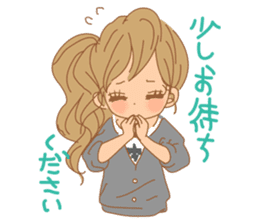 Girls - Japanese honorifics expression sticker #10124604