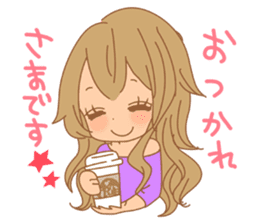 Girls - Japanese honorifics expression sticker #10124606