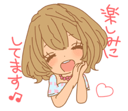 Girls - Japanese honorifics expression sticker #10124609