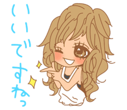 Girls - Japanese honorifics expression sticker #10124616