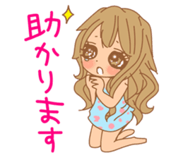 Girls - Japanese honorifics expression sticker #10124619
