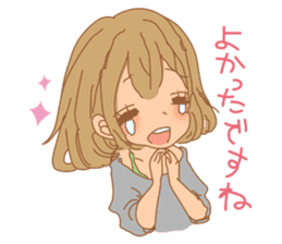 Girls - Japanese honorifics expression sticker #10124623