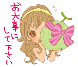 Girls - Japanese honorifics expression sticker #10124624