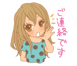 Girls - Japanese honorifics expression sticker #10124631