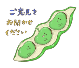 Working vegetables and fruits sticker #10124839