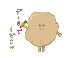 Working vegetables and fruits sticker #10124850