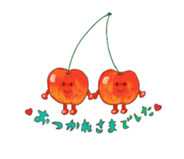 Working vegetables and fruits sticker #10124870