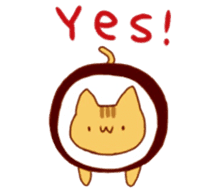 cats of sushi sticker #10125314