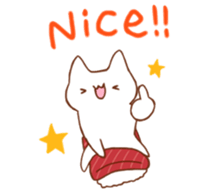 cats of sushi sticker #10125315