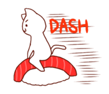 cats of sushi sticker #10125322