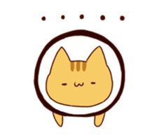cats of sushi sticker #10125329
