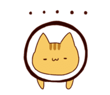 cats of sushi sticker #10125329