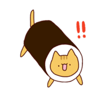 cats of sushi sticker #10125331