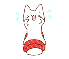 cats of sushi sticker #10125332