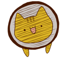 cats of sushi sticker #10125341