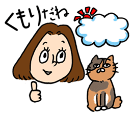 Couple cycling is a hobby. (Roadbike) sticker #10125486