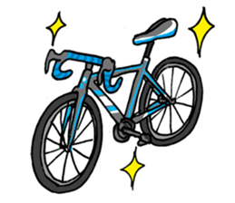 Couple cycling is a hobby. (Roadbike) sticker #10125499