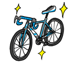 Couple cycling is a hobby. (Roadbike) sticker #10125499