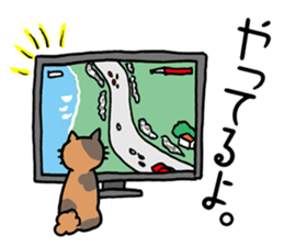 Couple cycling is a hobby. (Roadbike) sticker #10125503