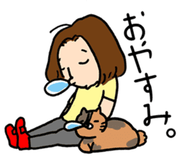 Couple cycling is a hobby. (Roadbike) sticker #10125511